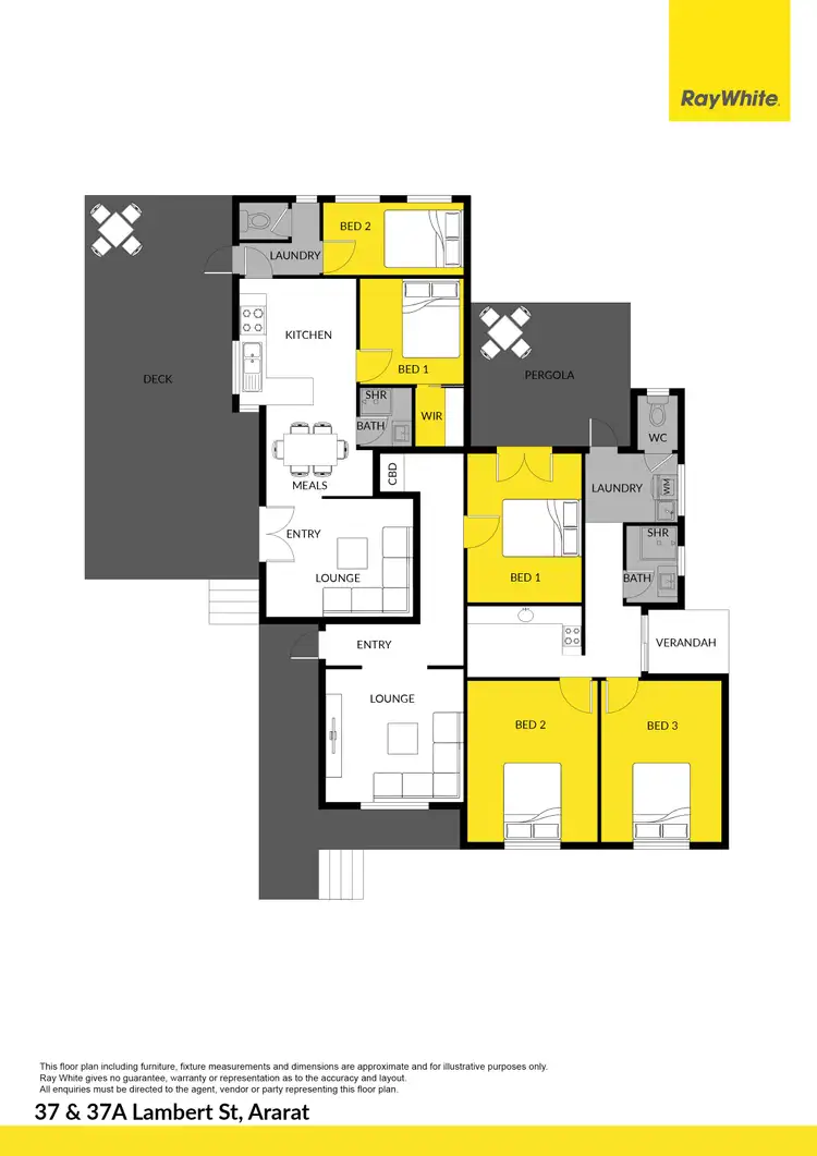Floorplan of Homely unit listing, 11/130 Lambert Street, Ararat VIC 3377