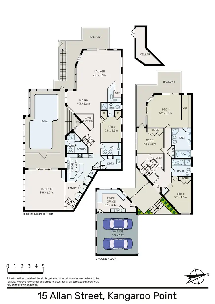 Floorplan of Homely house listing, 15 Allan Street, Kangaroo Point NSW 2224