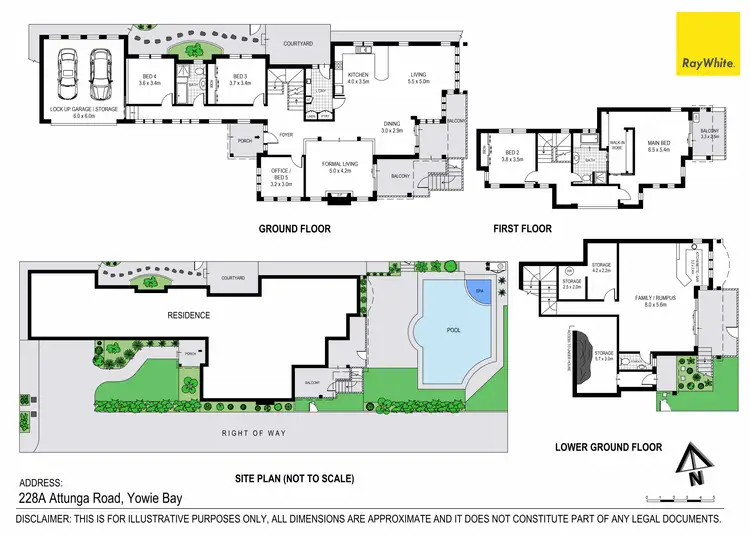Floorplan of Homely house listing, 228A Attunga Road, Yowie Bay NSW 2228