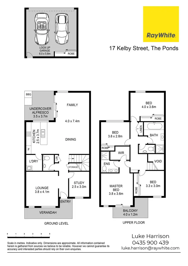 Floorplan of Homely house listing, 17 Kelby Street, The Ponds NSW 2769