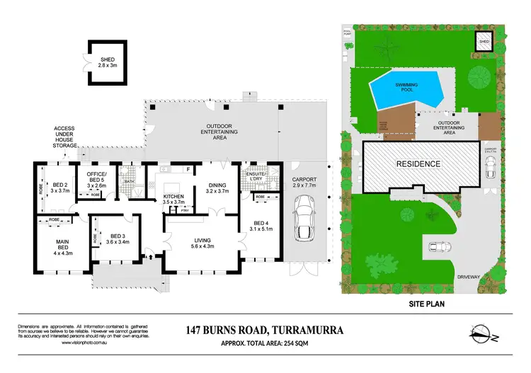 Floorplan of Homely house listing, 147 Burns Road, Turramurra NSW 2074