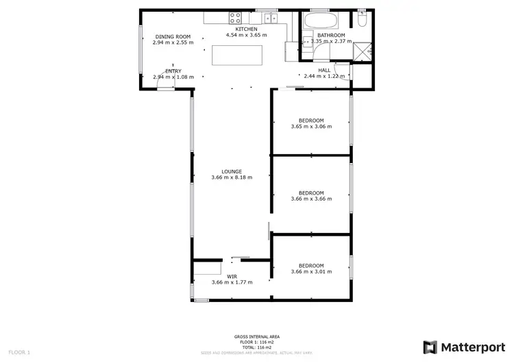Floorplan of Homely house listing, 164 Murray Valley Highway, Lake Boga VIC 3584