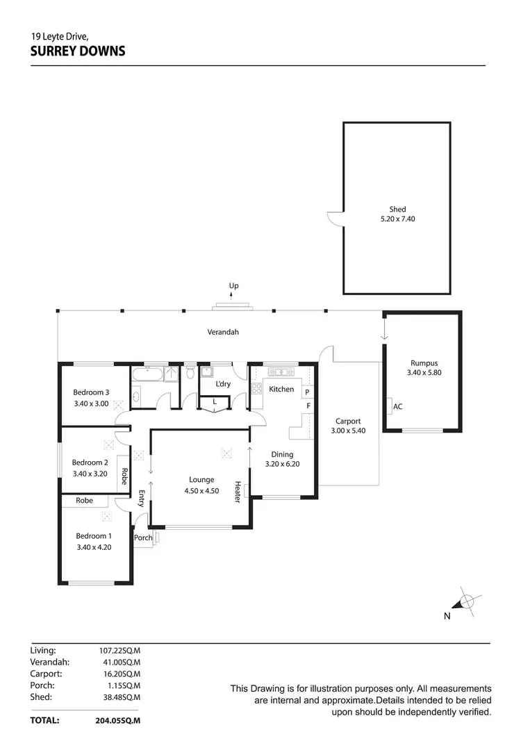 Floorplan of Homely house listing, 19 Leyte Drive, Surrey Downs SA 5126