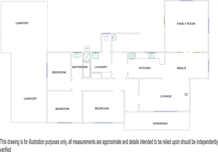 Floorplan of Homely house listing, 16 Philip Avenue, Bordertown SA 5268