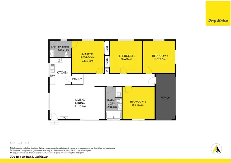 Floorplan of Homely house listing, 200 Robert Road, Lochinvar NSW 2321