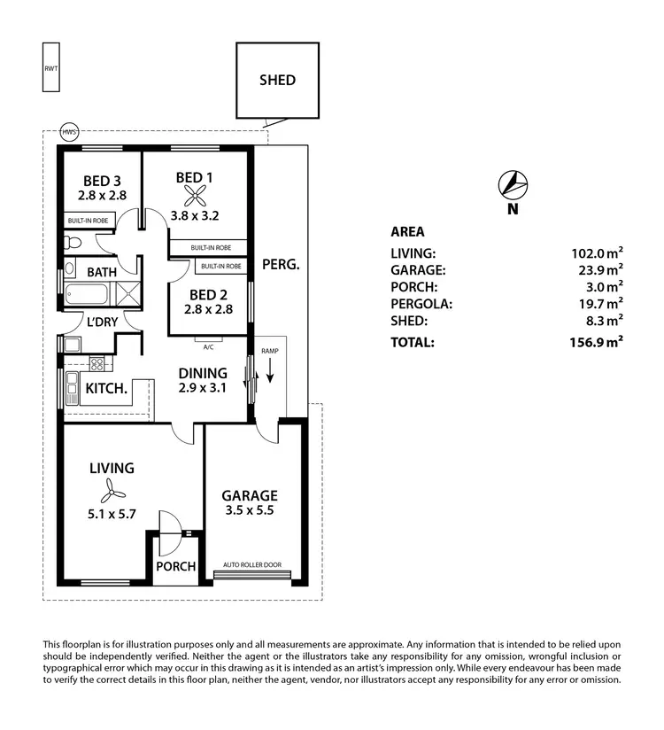 Floorplan of Homely house listing, 2/2B Ida Street, Murray Bridge SA 5253