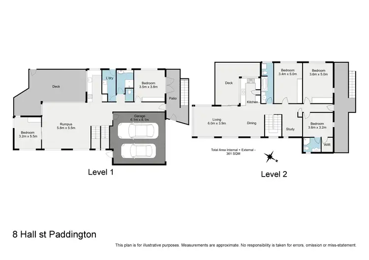 Floorplan of Homely house listing, 8 Hall Street, Paddington QLD 4064