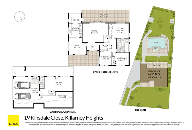 Floorplan of Homely house listing, 19 Kinsdale Close, Killarney Heights NSW 2087