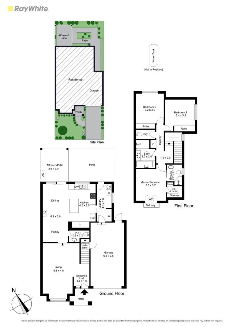 Floorplan of Homely townhouse listing, 10 Barwon Avenue, Frankston VIC 3199
