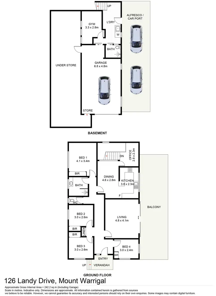 Floorplan of Homely house listing, 126 Landy Drive, Mount Warrigal NSW 2528