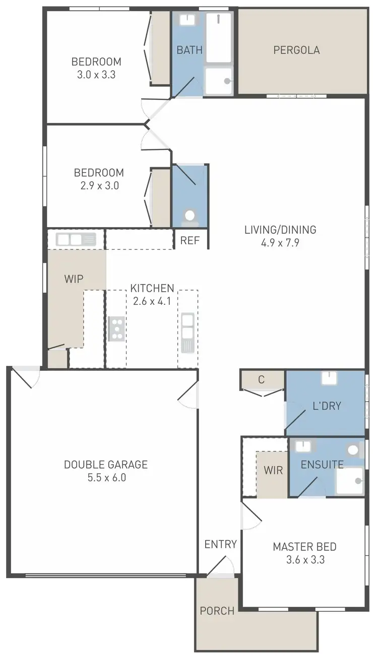Floorplan of Homely house listing, 15 Lancashire Drive, Werribee VIC 3030