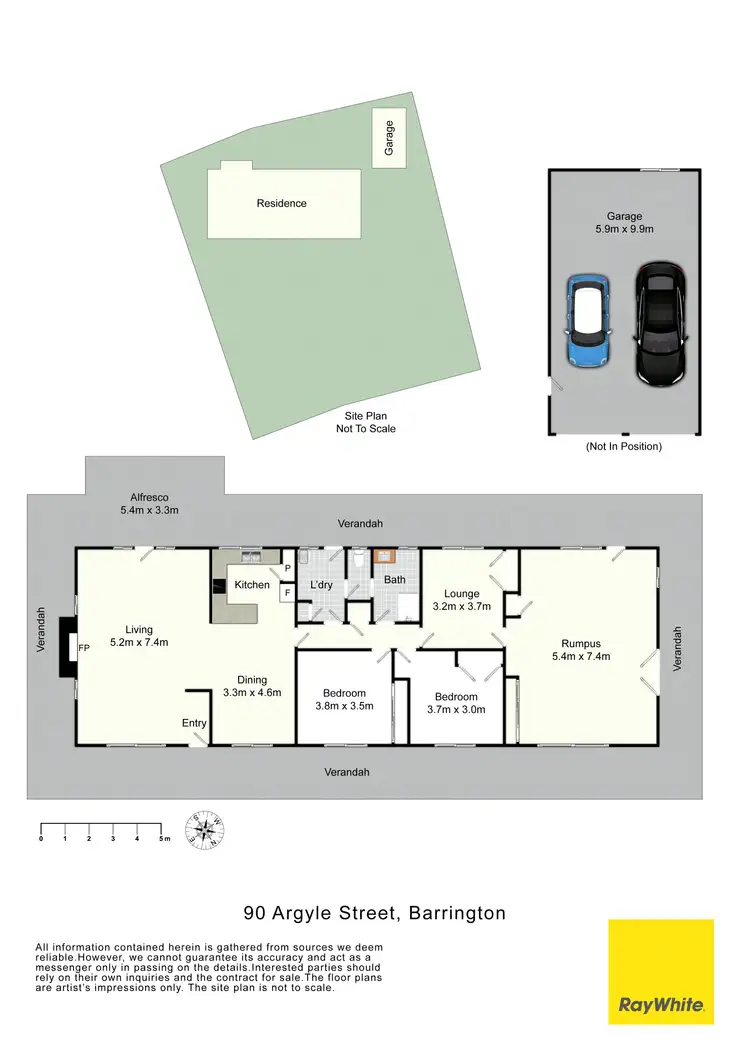 Floorplan of Homely house listing, 90-92 Argyle Street, Barrington NSW 2422