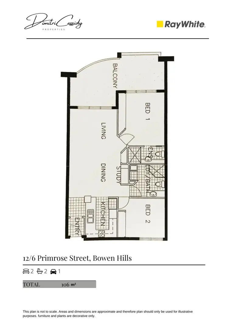 Floorplan of Homely house listing, 12/6 Primrose Street, Bowen Hills QLD 4006