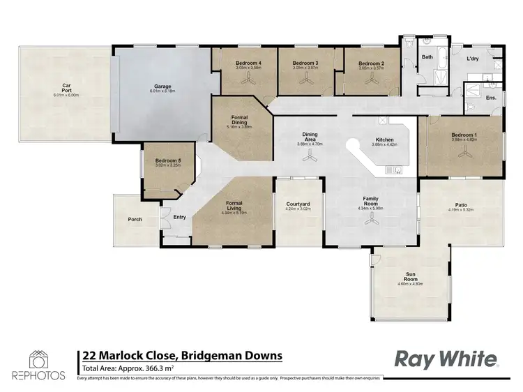 Floorplan of Homely house listing, 22 Marlock Close, Bridgeman Downs QLD 4035