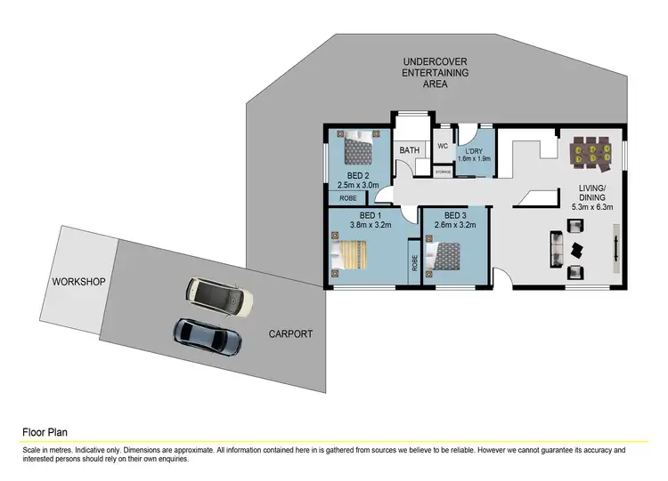 Floorplan of Homely house listing, 45 Bilmark Drive, Raymond Terrace NSW 2324