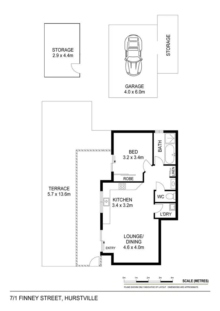 Floorplan of Homely apartment listing, 7/1 Finney Street, Hurstville NSW 2220