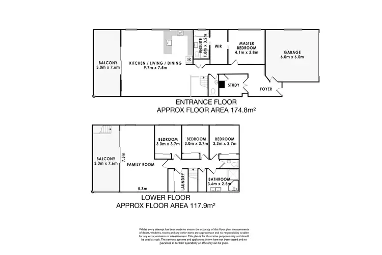 Floorplan of Homely semi-detached listing, 2 Lyndel Close, Soldiers Point NSW 2317