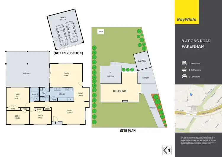 Floorplan of Homely house listing, 8 Atkins Road, Pakenham VIC 3810
