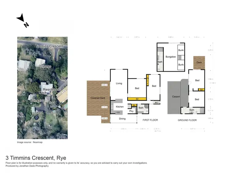 Floorplan of Homely house listing, 3 Timmins Crescent, Rye VIC 3941