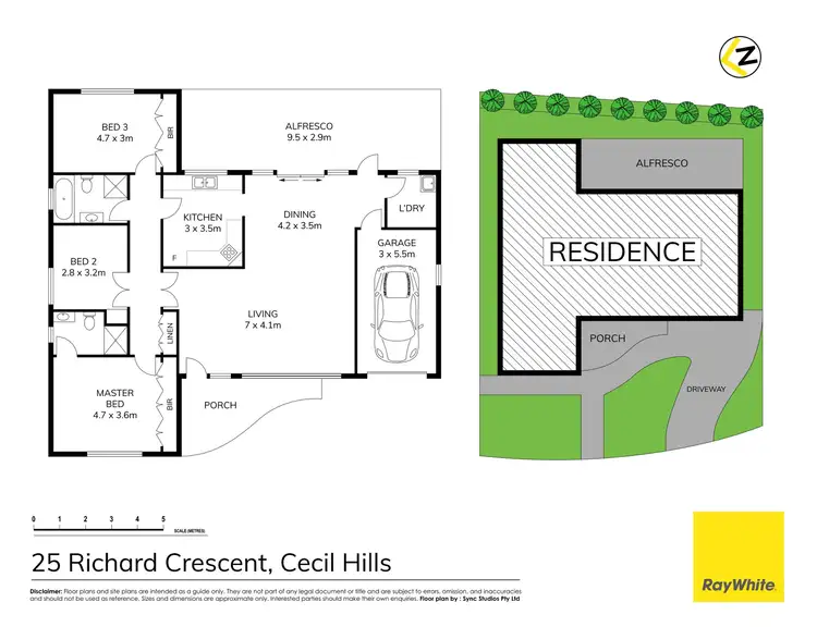 Floorplan of Homely house listing, 25A Richard Crescent, Cecil Hills NSW 2171