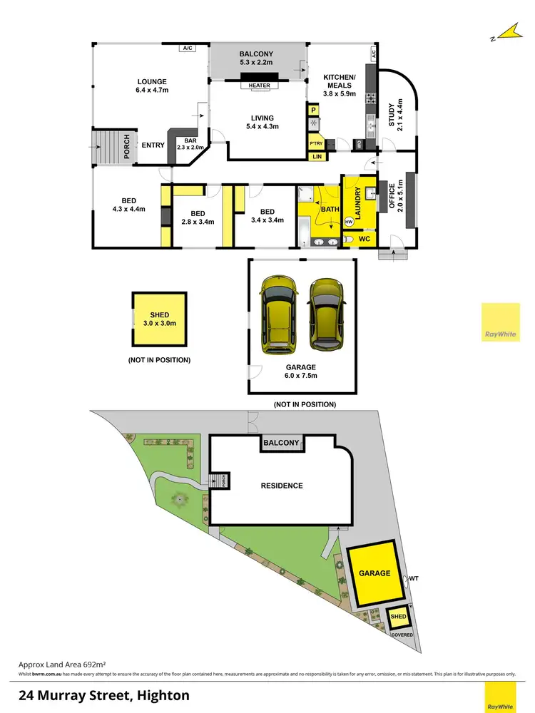 Floorplan of Homely house listing, 24 Murray Street, Highton VIC 3216