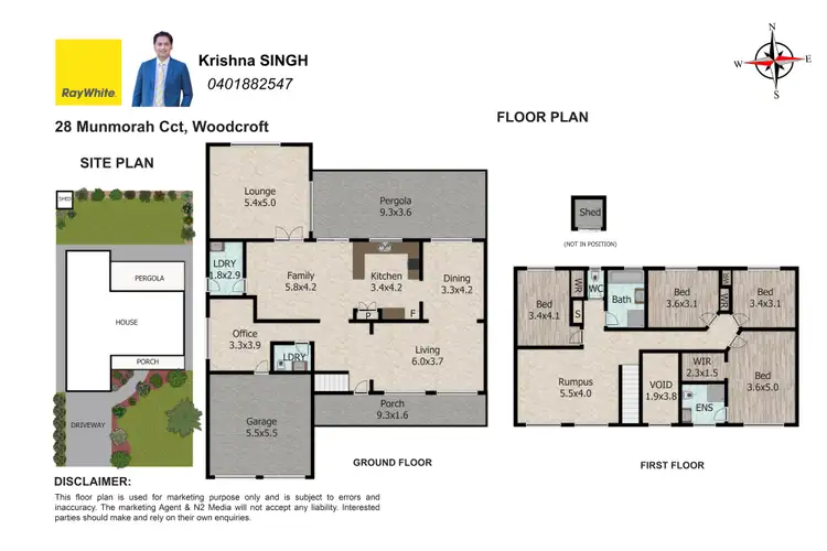 Floorplan of Homely house listing, 28 Munmorah Circuit, Woodcroft NSW 2767