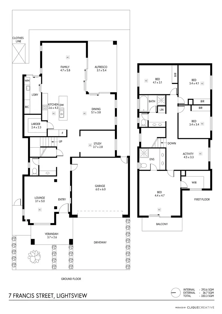 Floorplan of Homely house listing, 7 Francis Street, Lightsview SA 5085