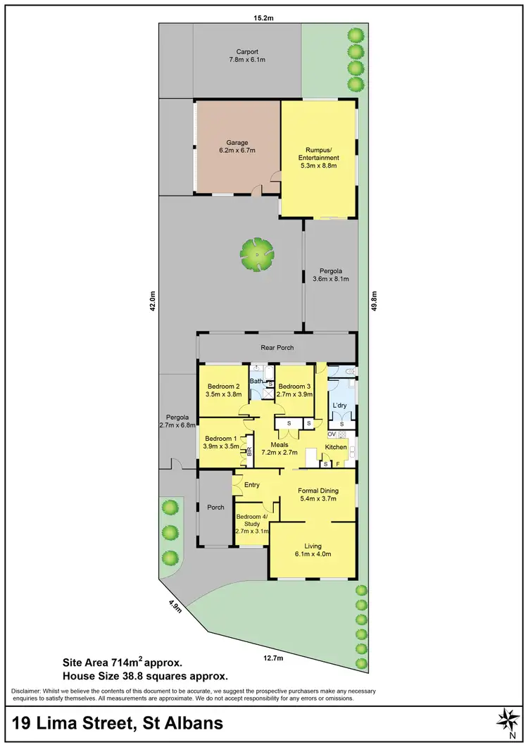 Floorplan of Homely house listing, 19 Lima Street, St Albans VIC 3021