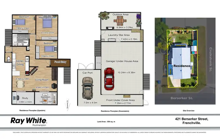Floorplan of Homely house listing, 421 Berserker Street, Frenchville QLD 4701