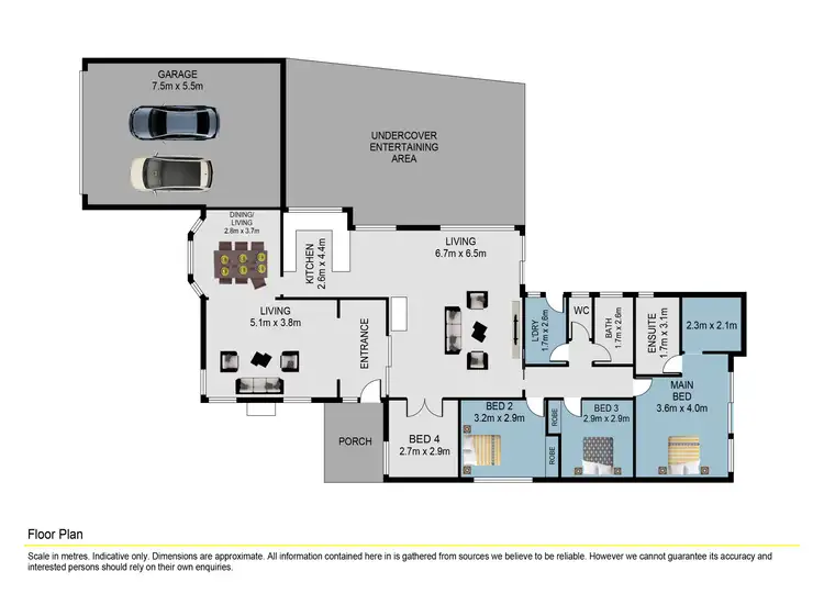 Floorplan of Homely house listing, 4 South Seas Drive, Ashtonfield NSW 2323