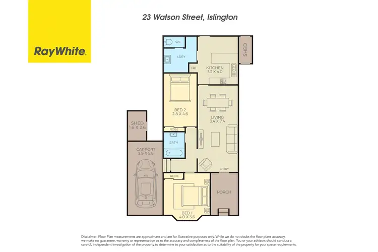 Floorplan of Homely house listing, 23 Watson Street, Islington NSW 2296