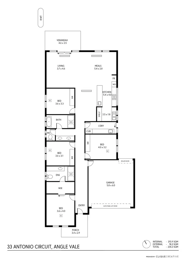 Floorplan of Homely house listing, 33 Antonio Circuit, Angle Vale SA 5117