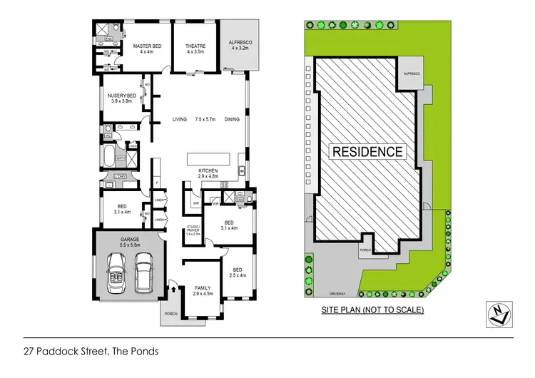 Floorplan of Homely house listing, 27 Paddock Street, The Ponds NSW 2769