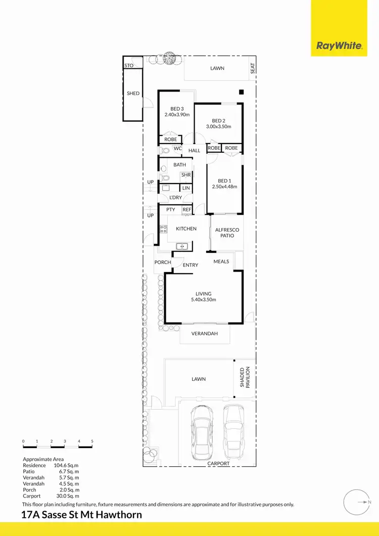 Floorplan of Homely house listing, 17A Sasse Avenue, Mount Hawthorn WA 6016