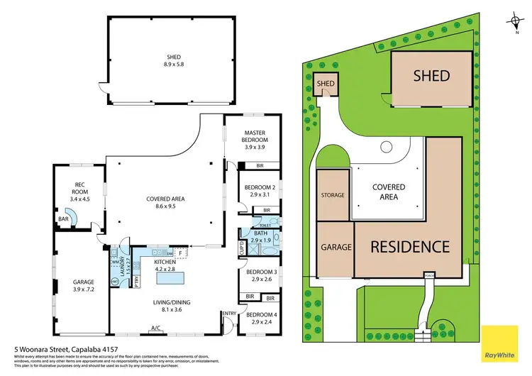 Floorplan of Homely house listing, 5 Woonara Street, Capalaba QLD 4157