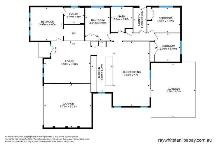 Floorplan of Homely house listing, 5 Estramina Way, Tanilba Bay NSW 2319