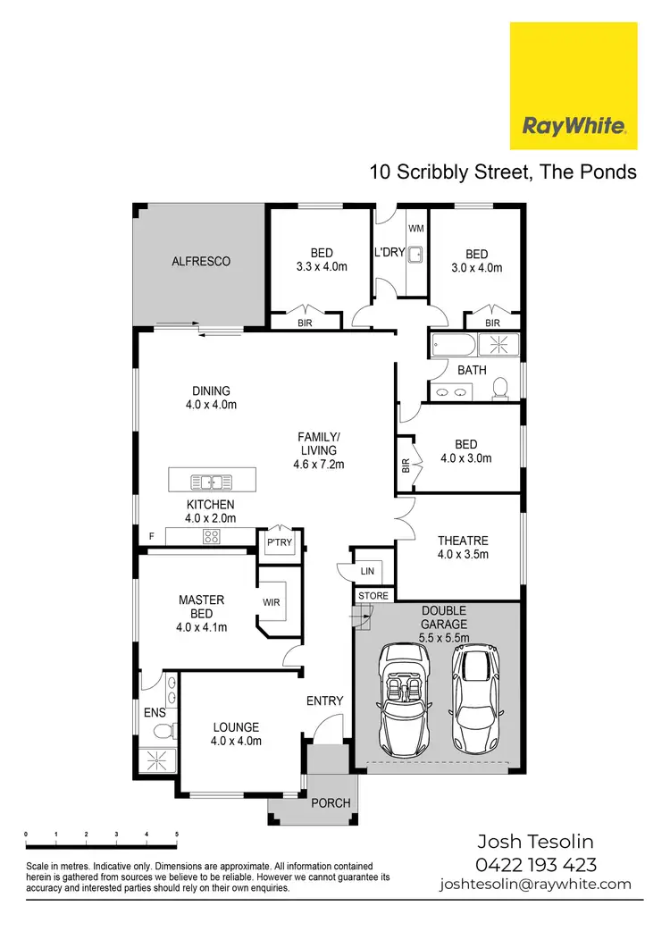 Floorplan of Homely house listing, 10 Scribbly Street, The Ponds NSW 2769