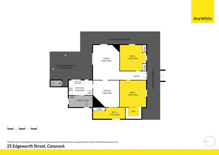 Floorplan of Homely house listing, 25 Edgeworth Street, Cessnock NSW 2325