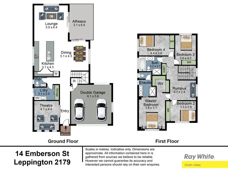 Floorplan of Homely house listing, 14 Emberson Street, Leppington NSW 2179