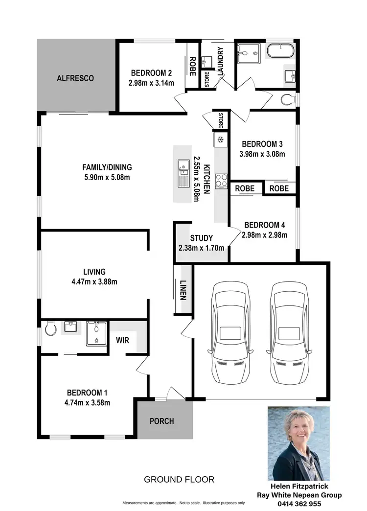 Floorplan of Homely house listing, 26 Bluestone Drive, Glenmore Park NSW 2745