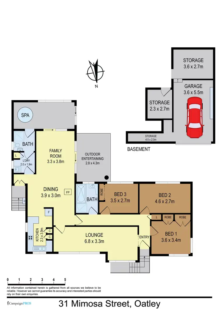 Floorplan of Homely house listing, 31 Mimosa Street, Oatley NSW 2223