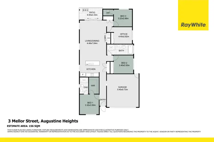 Floorplan of Homely house listing, 3 Mellor Street, Augustine Heights QLD 4300