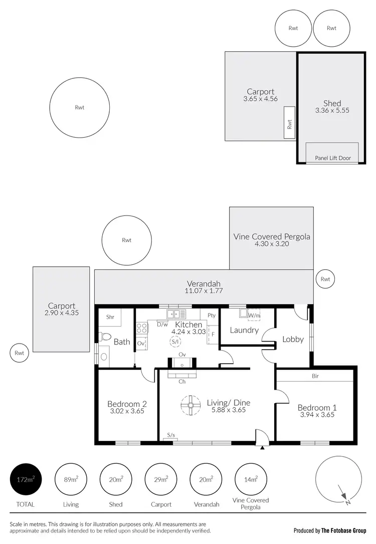 Floorplan of Homely house listing, 2032 Greenhill Road, Carey Gully SA 5144