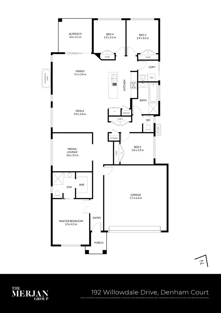 Floorplan of Homely house listing, 192 Willowdale Drive, Denham Court NSW 2565