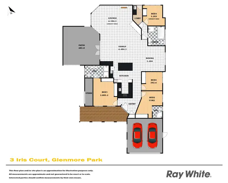 Floorplan of Homely house listing, 3 Iris Court, Glenmore Park NSW 2745