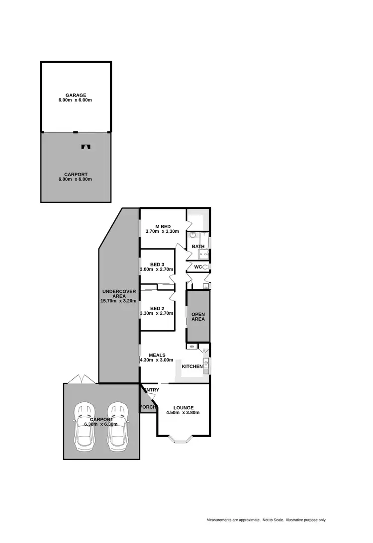 Floorplan of Homely house listing, 3 Newman Crescent, Wodonga VIC 3690