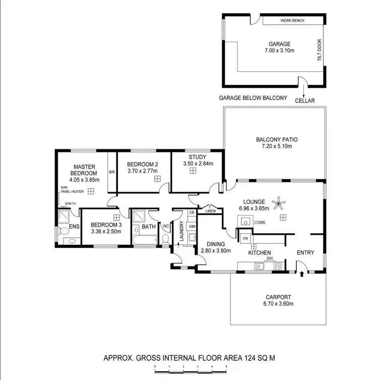 Floorplan of Homely house listing, 3 Hill Street, Crafers West SA 5152