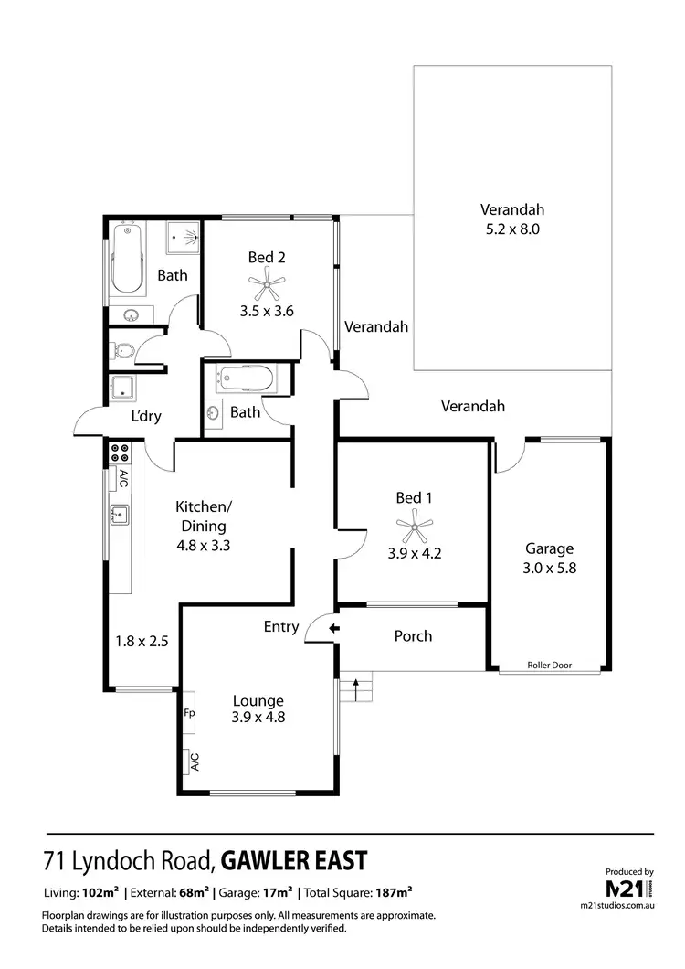 Floorplan of Homely house listing, 71 Lyndoch Road, Gawler East SA 5118