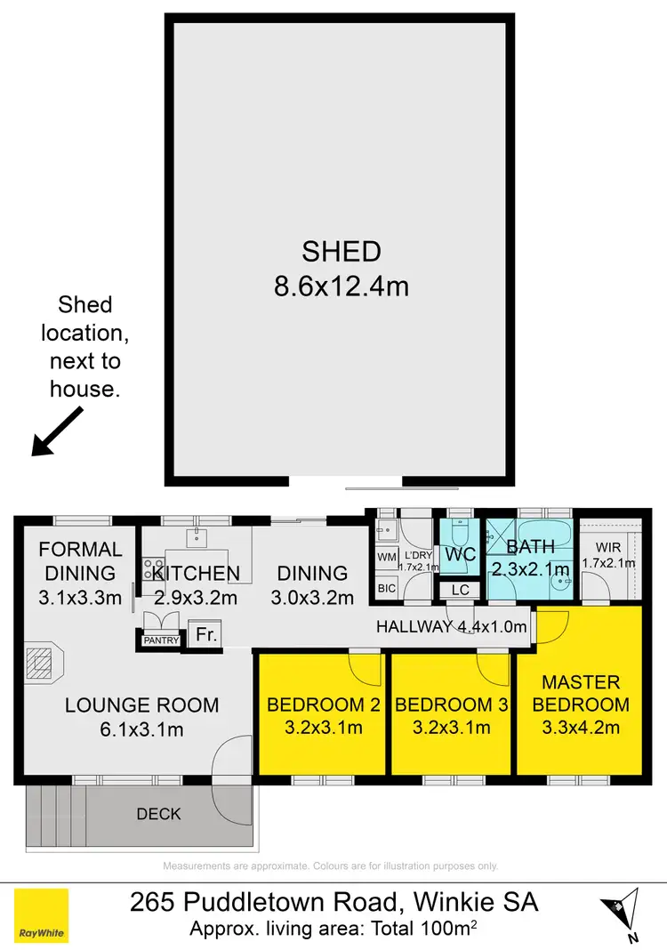 Floorplan of Homely house listing, 265 Puddletown Road, Winkie SA 5343