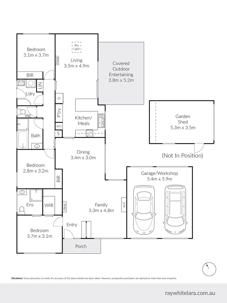 Floorplan of Homely house listing, 21 Patullos Road, Lara VIC 3212